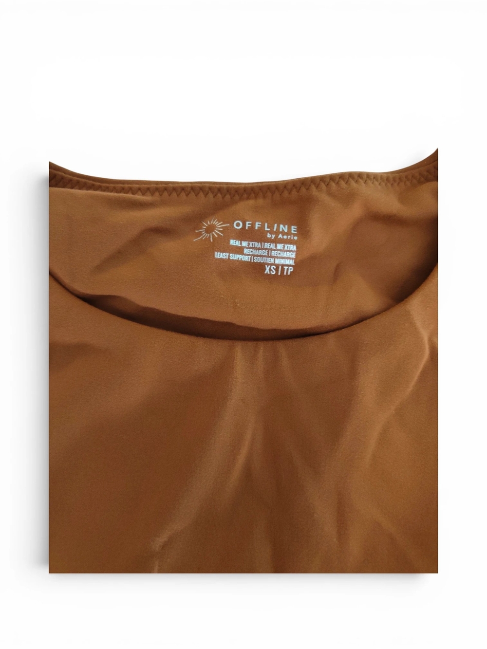 🆕 OFFLINE By Aerie Real Me XTRA High Neck Longline Sports Bra Women's XS - Picture 5 of 15